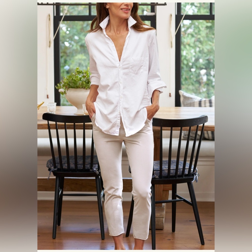 Frank & Eileen - Eileen White Denim Shirt